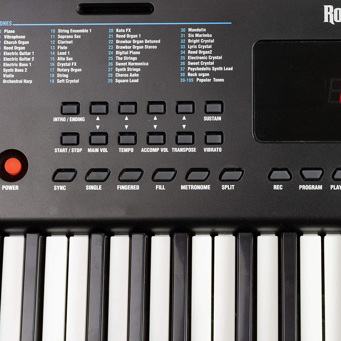 Compact 61 Key Keyboard with Sheet Music Stand, Power Supply, Piano Note Stickers & Simply Piano Lessons