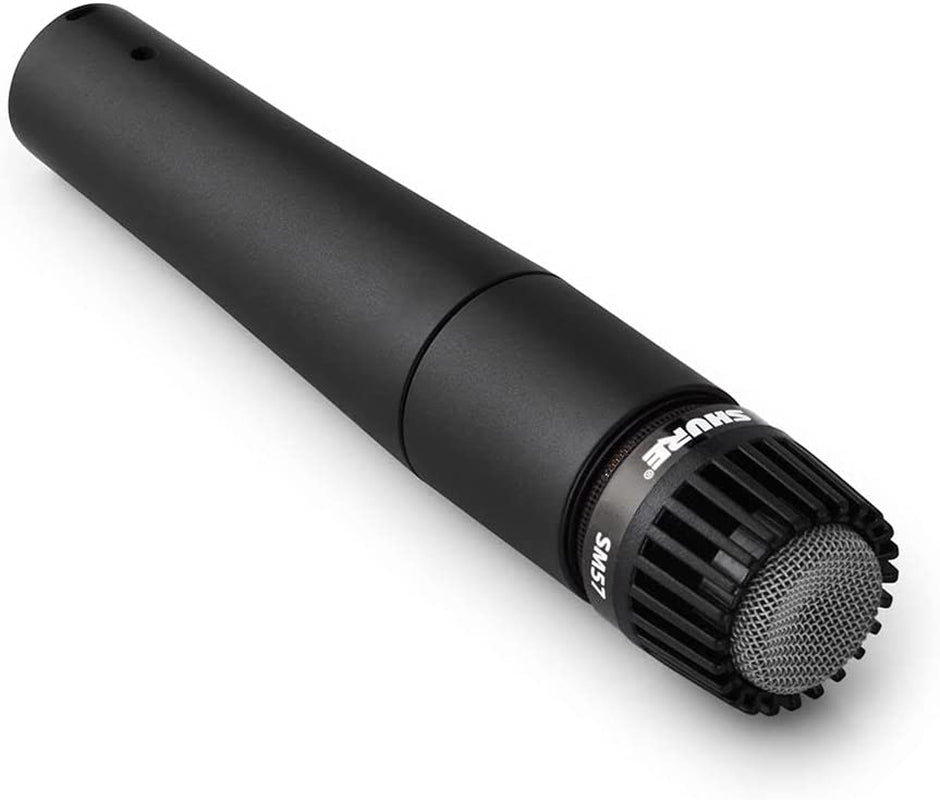 SM57 Pro XLR Dynamic Microphone - Professional Studio & Live Performance Cardioid Mic for Instruments, Recording for Drums, Percussion, & Instrument Amplifier Miking (SM57-LC)