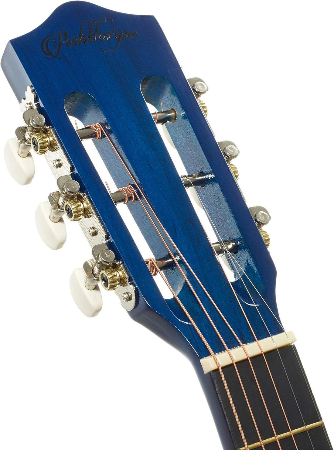 38-Inch Beginner Acoustic Guitar Package (Blue), Basic Starter Kit W/Gig Bag, Strings, Strap, Tuner, Pitch Pipe, Picks